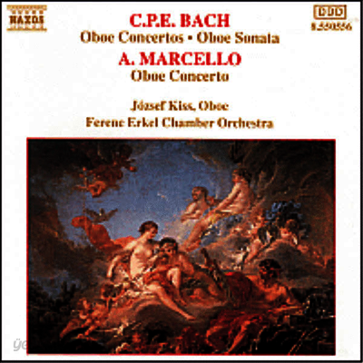 C.P.E. 바흐 : 오보에 협주곡, 오보에 소나타, 마르첼로 : 오보에 협주곡 (C.P.E. Bach : Oboe Concerto, Oboe Sonata, Marcello : Oboe Concerto)(CD) - Jozsef Kiss