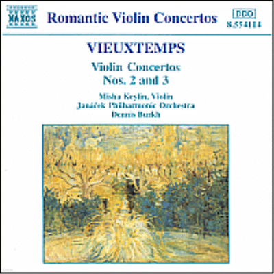  : ̿ø ְ 2, 3 (Vieuxtemps : Violin Concerto No.2 Op.19, No.3 Op.25)(CD) - Misha Keylin