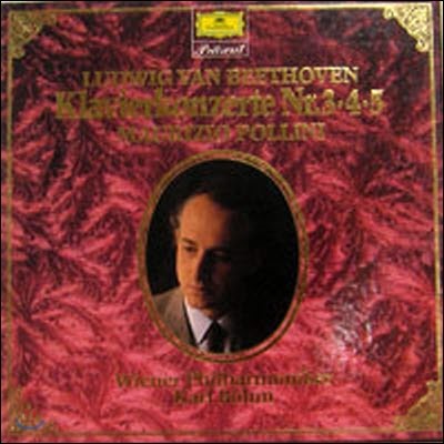[߰] [LP] Maurizio Pollini / Beethoven : Klavierkonzerte Nr.3.4.5 (2LP,,419 809-1) - SW20