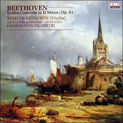 [߰] [LP] Yehudi Menuhin, Constantin Silvestri - Vienna Philharmonic Orchestra / Beethoven : Violin Concerto in D Major, Op.61 (/EMX 41 2069 1)