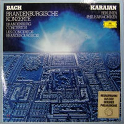 [߰] [LP] Herbert von Karajan -  Berliner Philharmoniker / Bach : Brandernburgische Konzerte (2LP, , 2707 112) -SW48