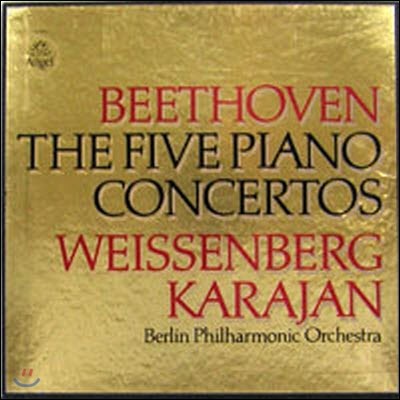 [߰] [LP] Weissenberg Karajan - Berlin Philharmonic Orch. / Beethoven: The Five Piano Concertos (4LP, , SD-3854) - SW57