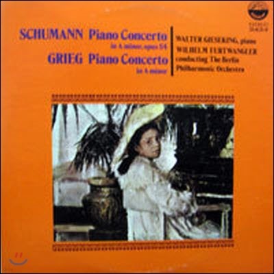 [߰] [LP] Walter Gieseking, Wilhelm Furtwangler-Berlin Philharmonic Orchestra / Schumann: Piano Concerto in A minor, Op.54, Grieg: Piano Concerto in A minor (/3434)