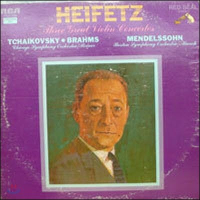 [߰] [LP] Jascha Heifetz / Three Great Violin Concertos (2LP//vcs7058) - sr134