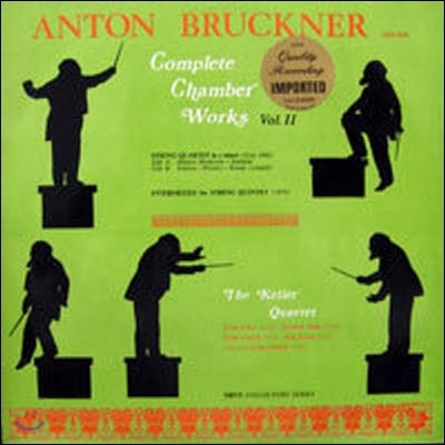[߰] [LP] Keller Quartet / Bruckner : String Quartet in C minor (/ORYX 1808)