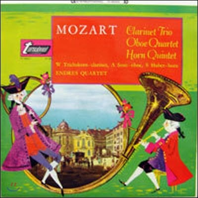 [߰] [LP] Endres Quartet / Mozart: Quartet foe Oboe, Violin and Cello in F Major,K379, Quintet for Horn and String Quartet in E Flat Major, K 407.. (/TV 34035S)