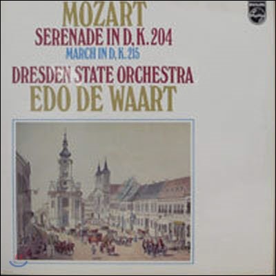 [߰] [LP] Edo De Waart / Mozart : March, K.215, Serenade, K.204 (/6500967)