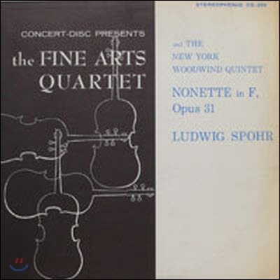 [߰] [LP] Fine Arts Quartet / Spohr : Nonette in F. Op.31 (/cs201)