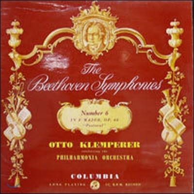 [߰] [LP] Otto Klemperer / Beethoven : Symphony No.6 (/1532) - sr213