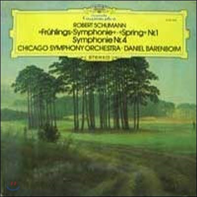 [߰] [LP] Daniel Barenboim / Schumann: Symphoniy No.1 Spring Symphony, No.4 (/2530660)