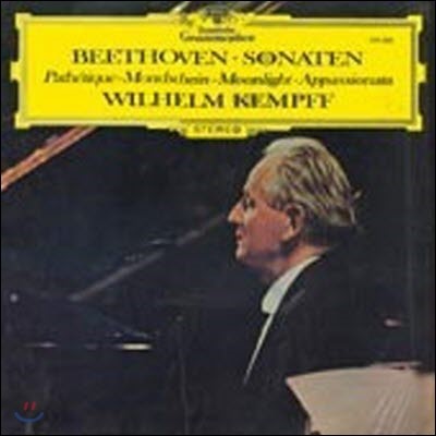[߰] [LP] Wilhelm Kempff / Beethoven : Pathetique, Moonlight, Appassionata (sel200051)