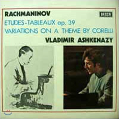 [߰] [LP] Vladimir Ashkenazy / Rachmaninoff : Etudes - Tableaux op. 39, Variations On A Theme by Corelli (sel0203)