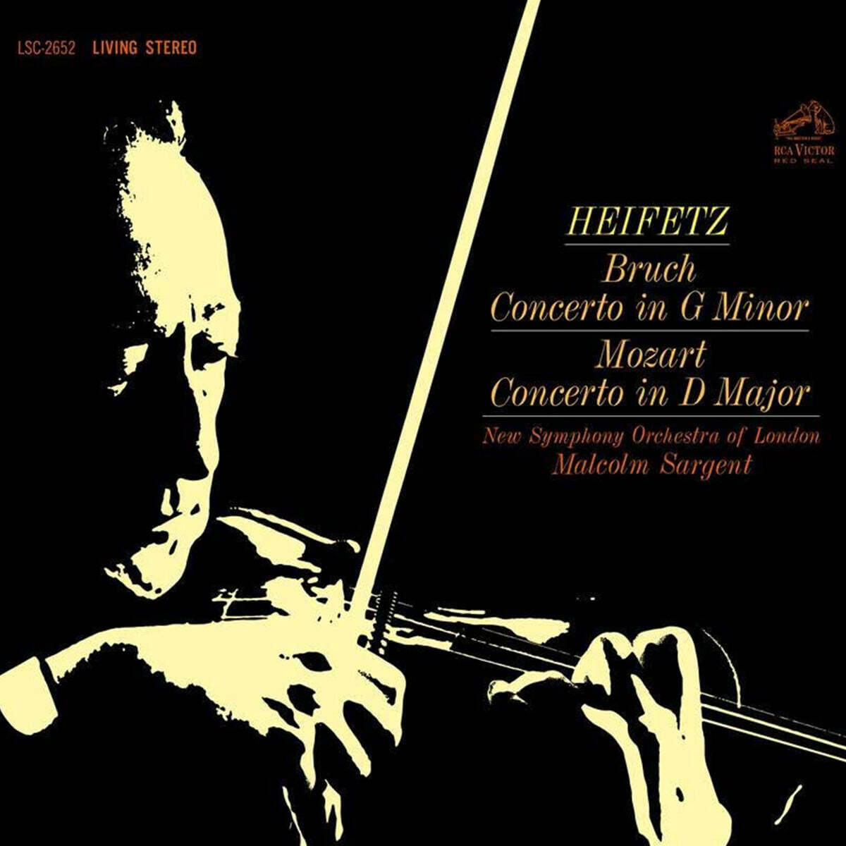 Jascha Heifetz 브루흐 / 모차르트: 바이올린 협주곡 (Bruch: Violin Concerto Op.26 / Mozart: K.218) [2LP]