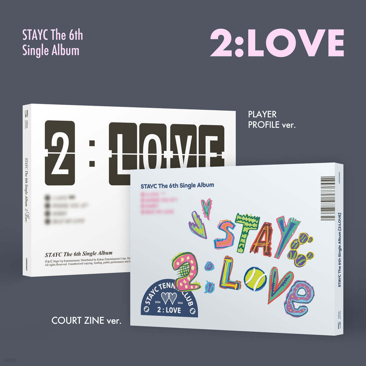 STAYC (스테이씨) - 싱글 6집 : 2:LOVE [2종 중 랜덤 1종]