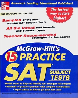 Mcgraw-Hill's 15 Practice SAT Subject Tests