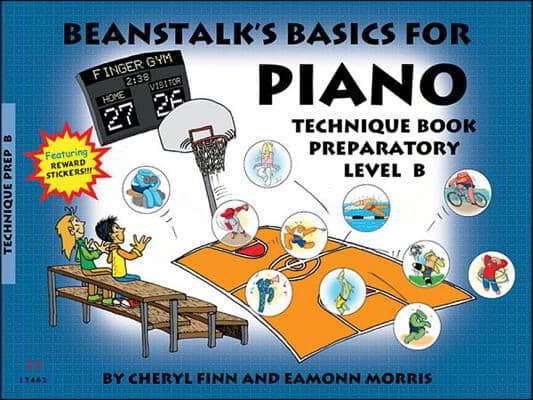 Beanstalk's Basics for Piano - Technique Book B (Book/Online Audio)