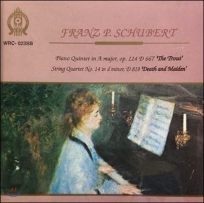 [߰] Enesco Stringquatett Chamber Orchestra, Ingrid Haebler / Schubert: The Trout, Death And Maiden (wrc023sb)