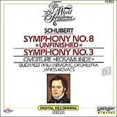 [߰] V.A / SCHUBERT: Symphony No. 8 "Unfinished"; Symphony No. 3 (/15823)