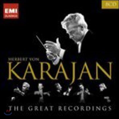 Herbert Von Karajan / ī 100ֳ  ׷Ʈ ڵ (The Great Recordings/8CD Box//̰)