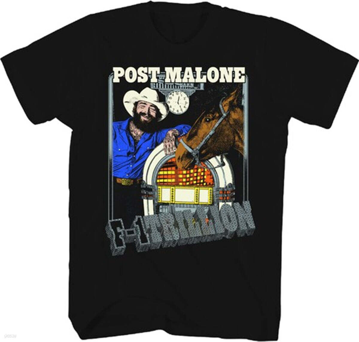 Post Malone (포스트 말론) - F-1 Trillion Jukebox T-Shirt - XL Black