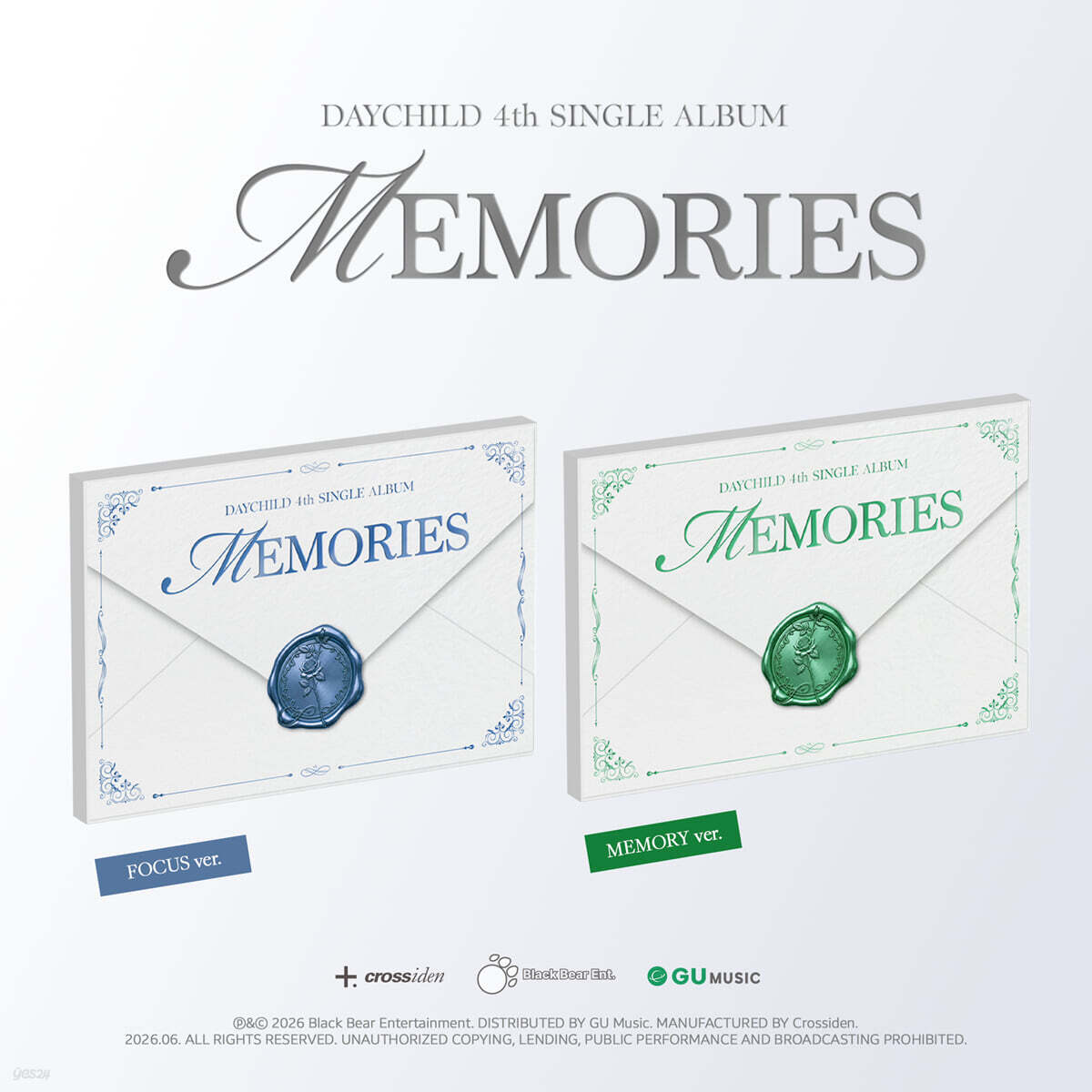데이차일드 (DAYCHILD) - 싱글앨범 4집 : [MEMORISE] [MEMORY ver.]