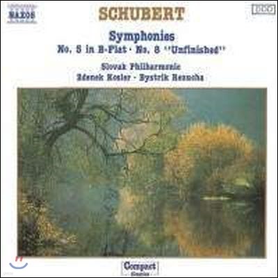[߰] Zdenek Kosler, Bystrik Rezucha / Schubert : Symphonies Nos. 5 & 8 'Unfinished' (/8550029)