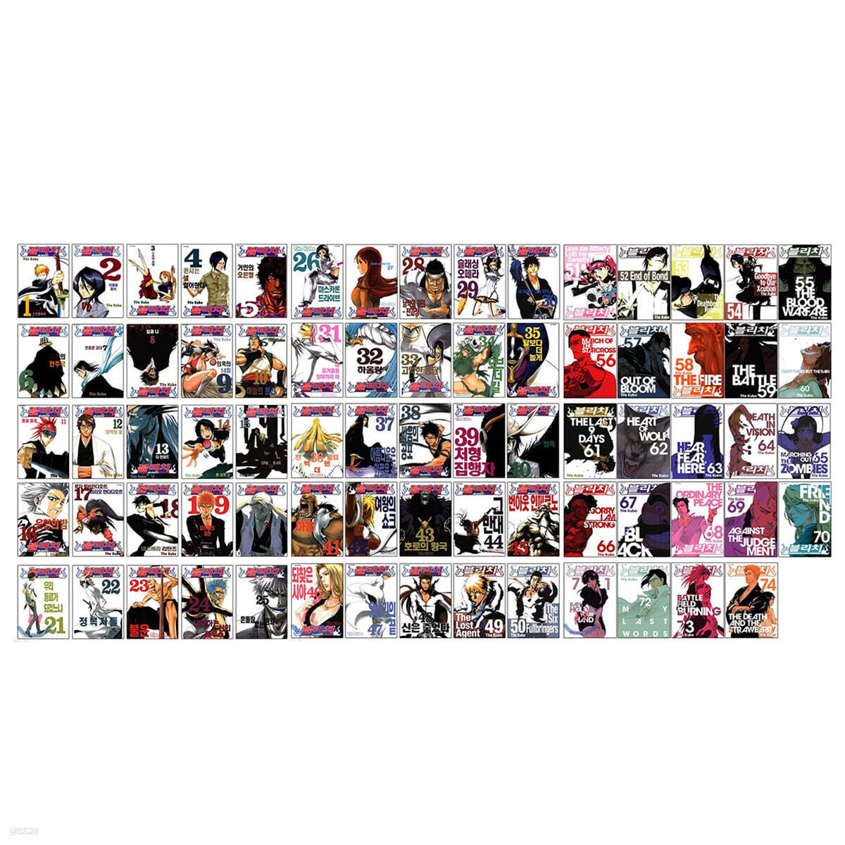 블리치 BLEACH 1~74 재정가 세트