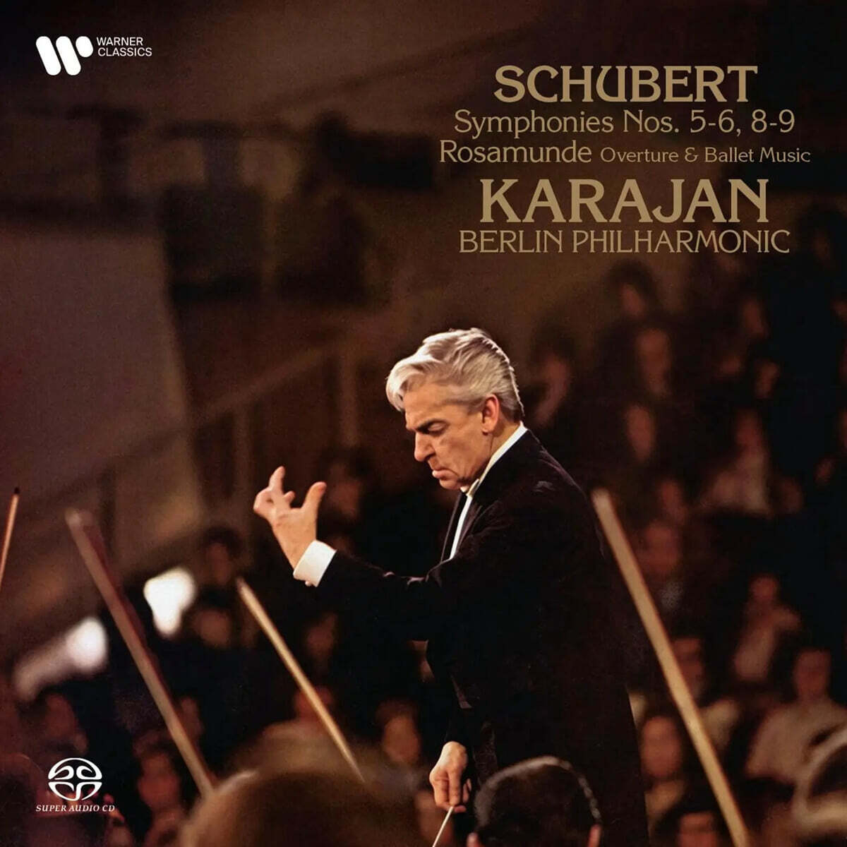 Herbert von Karajan 슈베르트: 교향곡 5, 6, 8, 9번 (Schubert: Symphonies 5-6, 8-9) [SACD Hybrid]