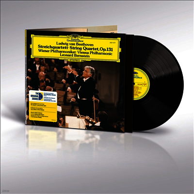 Leonard Bernstein — 베토벤: 현악 사중주 14번 - 관현악반 (Beethoven: String Quartet No.14 - for Orchestral) - Leonard Bernstein 앨범 커버