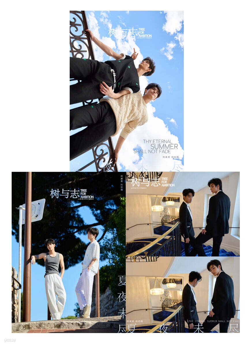 [D형] 樹与志TreeForAmbition 중국 2026년 06월 : 하창희&amp;하연조 (何昶希＆何衍朝) 커버 (A형 잡지+B형 잡지+C형 잡지+카드 15장+엽서 6장+인생네컷 1장)