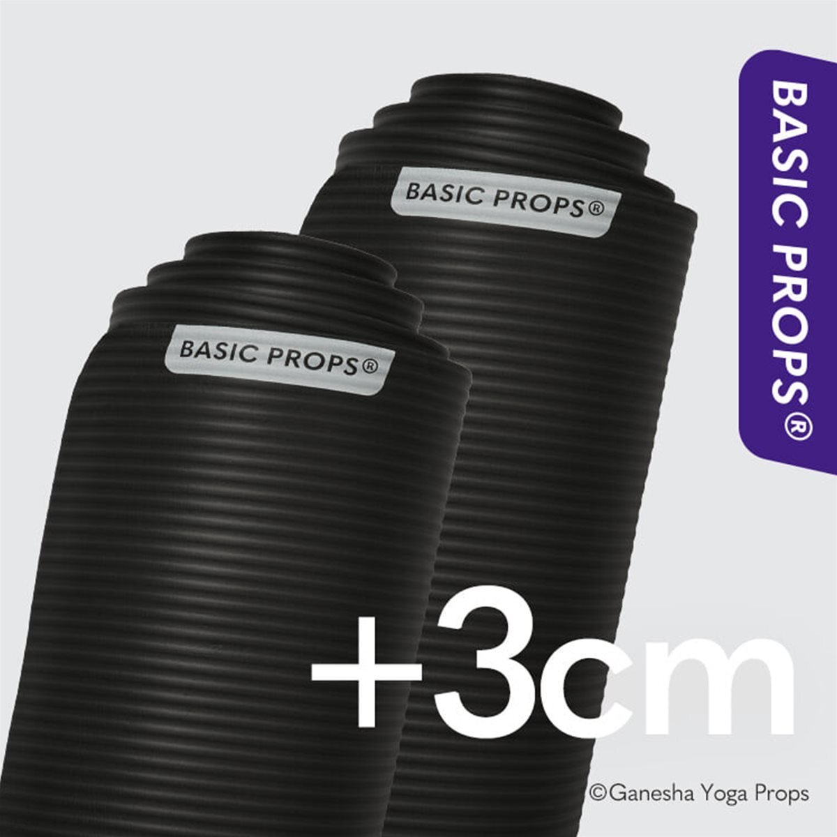 [가네샤요가프랍스] 베이직프랍스 NBR 요가매트 16mm 와이드 플러스 3cm