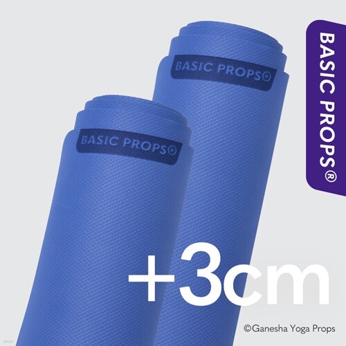 [가네샤요가프랍스] 베이직프랍스 TPE 요가매트 6mm 와이드 플러스 3cm