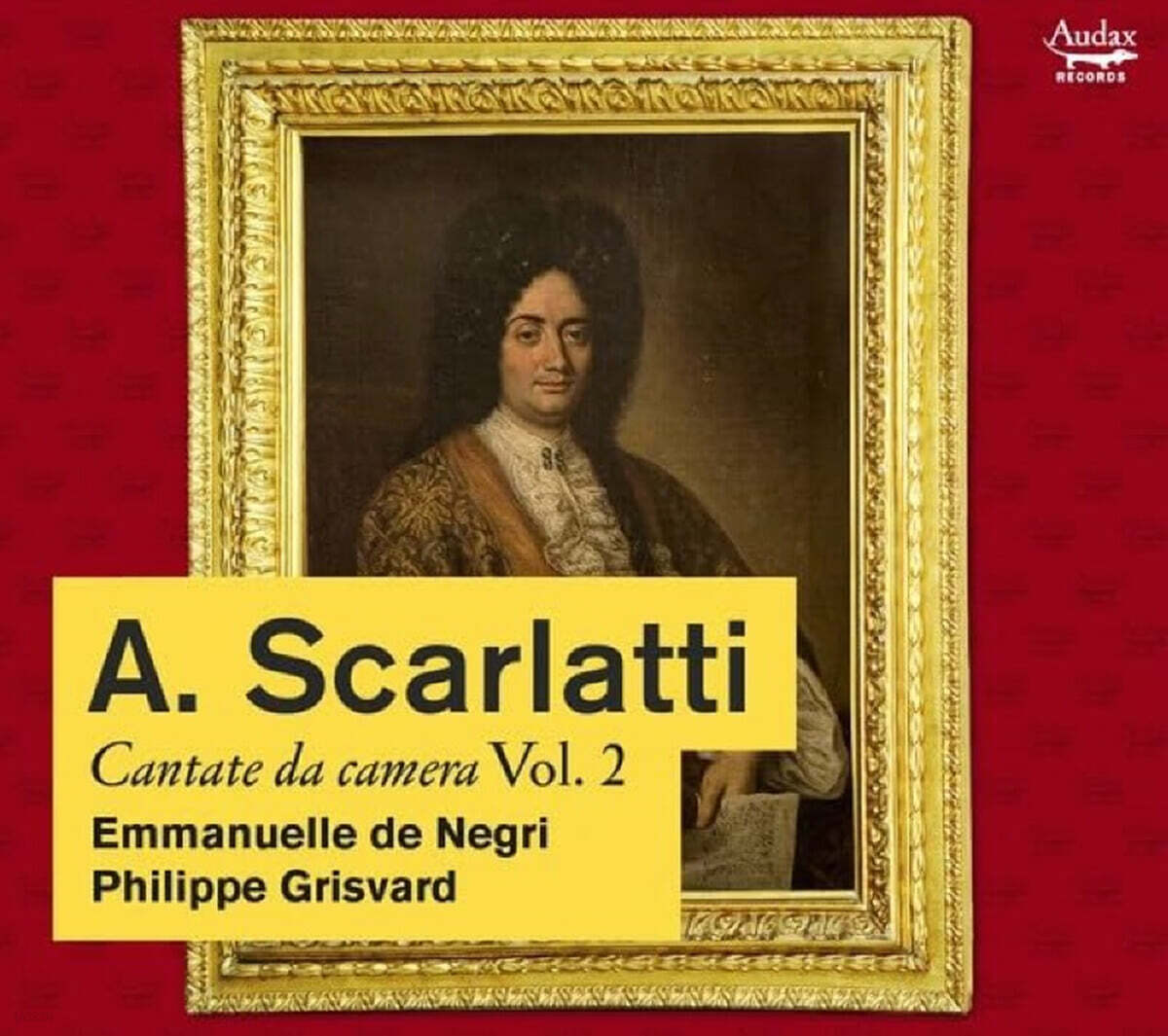 Emmanuelle De Negri / Philippe Grisvard 스카를라티: 실내 칸타타 Vol .2 (Scarlatti: Cantata Da Camera Vol. 2)