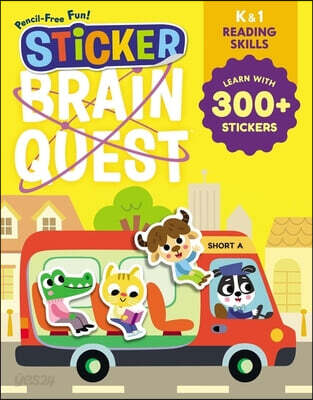 Sticker Brain Quest: Learn Reading Skills with Stickers for Grades K & 1