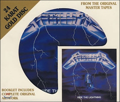 [߰] Metallica / Ride The Lightning (24k Gold Disc/ϵĿ/)