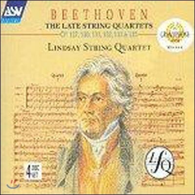 [߰] Lindsay String Quartet / Beethoven : Late String Quartets Op127.130.131.132.135 (/4CD/cddcs403)