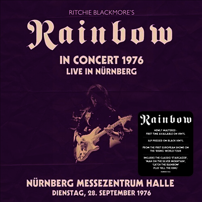 Ritchie Blackmore's Rainbow — Live In Nurnberg 1976: Messezentrum Halle 28.9.76 앨범 커버