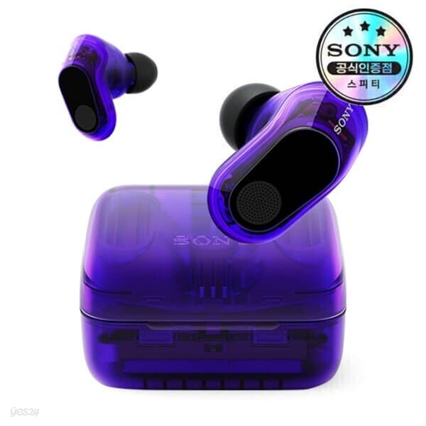 소니 SONY INZONE Buds WF-G700N 인존버즈 노이즈캔슬링 게이밍 무선 이어폰 글래스 퍼플