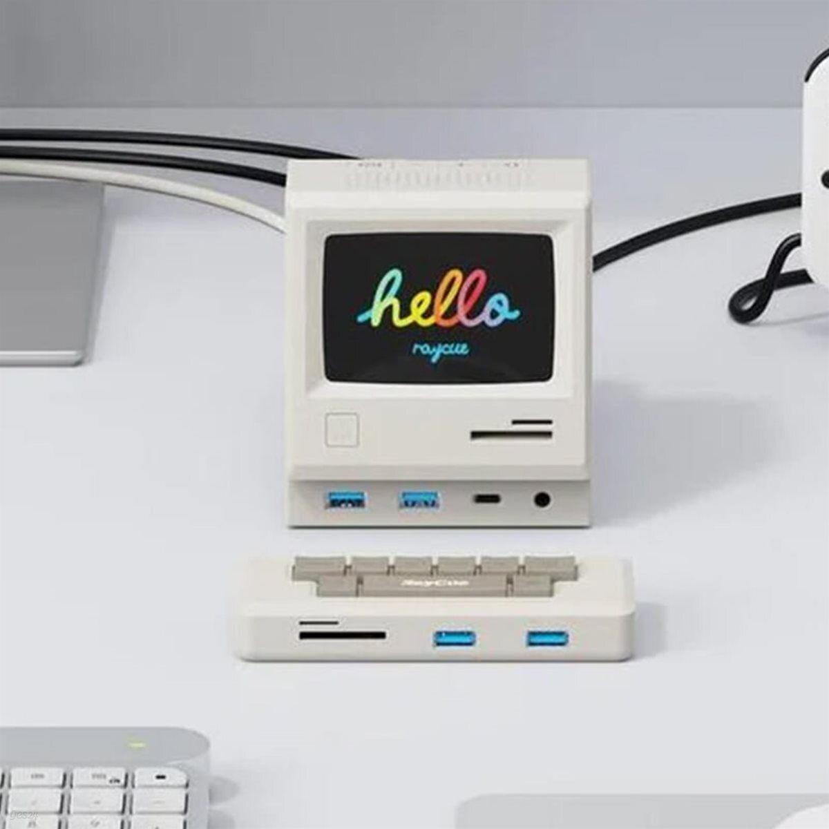 RayCue 레이큐 128K 매킨토시 13-in-1 멀티허브