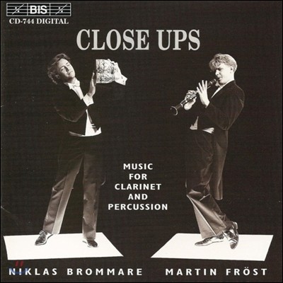Martin Frost / Niklas Brommare Ŭ󸮳ݰ Ŀ   (Close Ups - Music for Clarinet & Percussion)