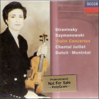 [߰] Chantal Juillet / Stravinsky, Szymanowsku : Violin Concertos (dd1396)