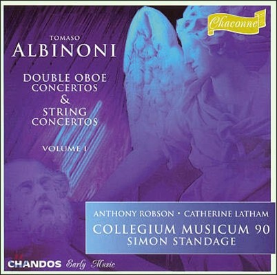 [߰] Simon Standage / Albinoni : Double Oboe Concertos & String Concertos, Vol. 1 (/chan0602)