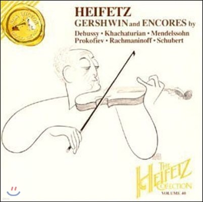 [߰] Jascha Heifetz /  ϴ Ž ڸ (Heifetz Plays Gershwin And Encores) (/09026617712)