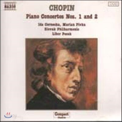 [중고] Ida Cernecka, Marian Pivka, Libor Pesek / Chopin - Piano Concerto No.1 & 2 (수입/8550019)