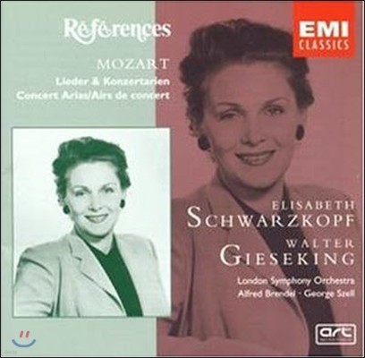 [중고] Elisabeth Schwarzkopf / 모차르트 : 가곡집 (Mozart : Lieder and Concert Arias) (수입/724357480321)