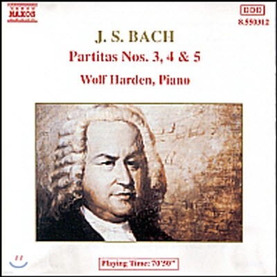 [߰] Wolf Harden /  : ĸƼŸ 3-5 (Bach : Partita Nos.3-5 BWV827-829) (/8550312)