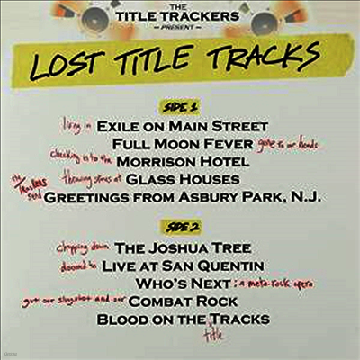 Title Trackers — Lost Title Tracks 앨범 커버