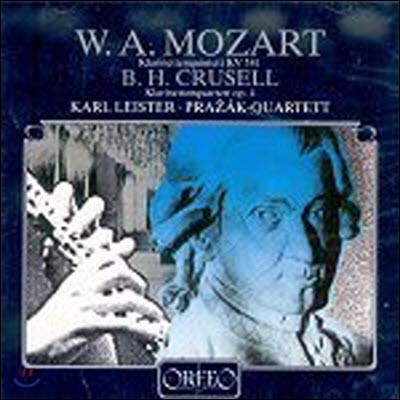 [߰] Karl Leister & Prazak Quartett / Ʈ, ũ缿 : Ŭ󸮳  Mozart, Crusell : Clarinet Quintets (/C141861A)
