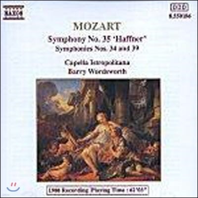 [߰] Capella Istropolitana, Barry Wordsworth / Mozart: Symphony 34, 35 & 39 (/8550186)