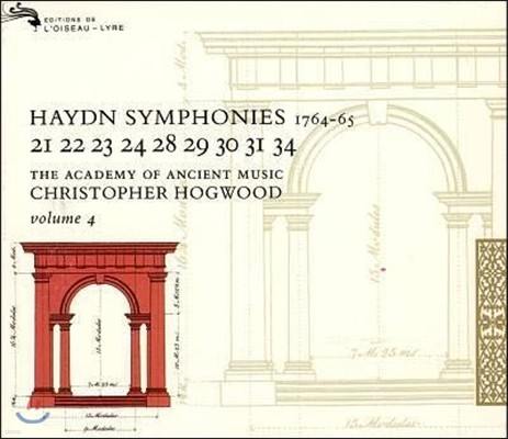 [߰] Christopher Hogwood / Haydn : Symphonies, Vol. 4 - 1764-1765 (/3CD/4300822)